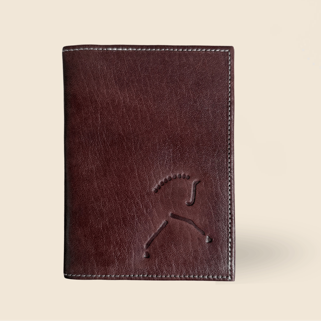 Funda de piel para pasaporte