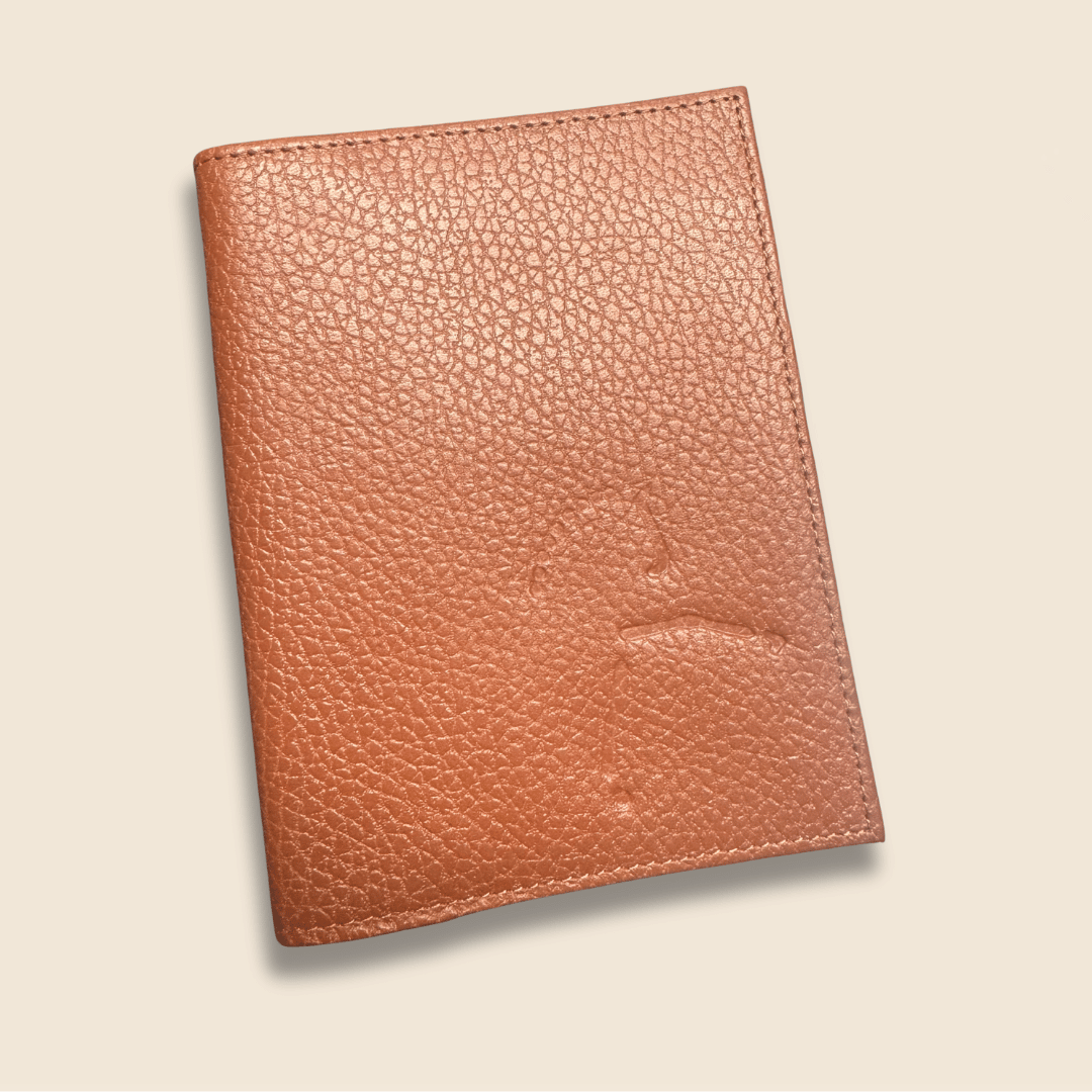 Portapasaportes de piel diseño ecuestre