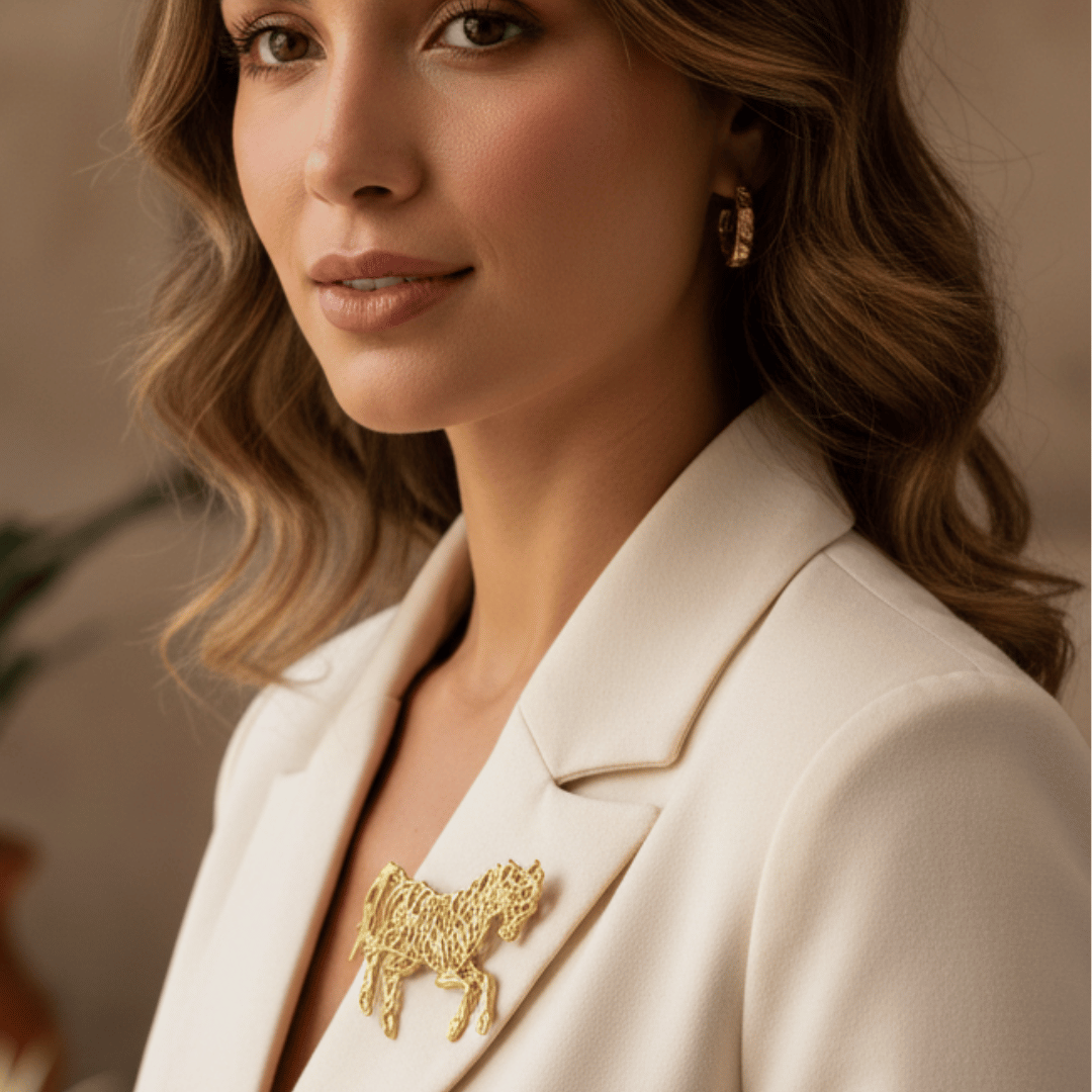 Prendedor accesorio ecuestre