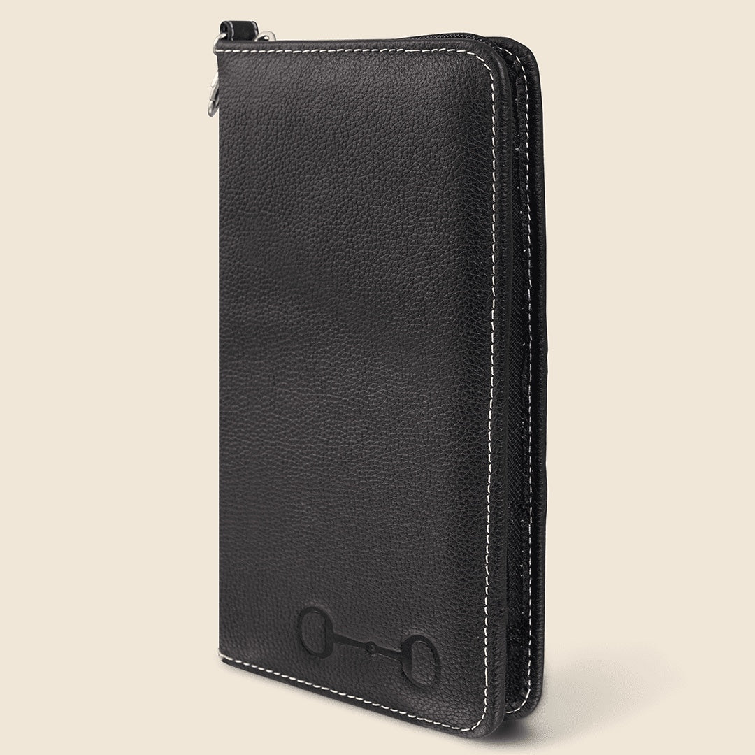 Zippered travel wallet