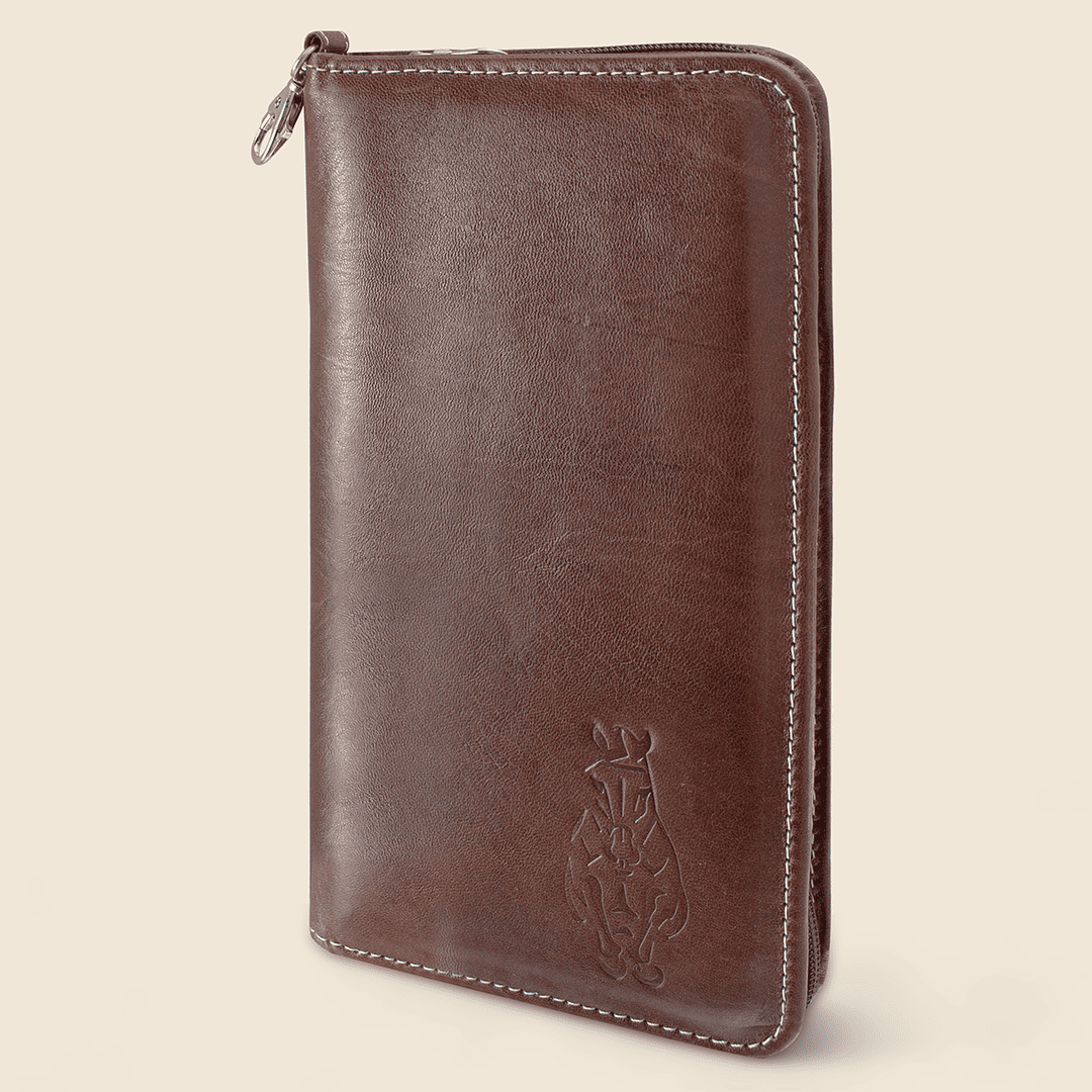 Zippered travel wallet