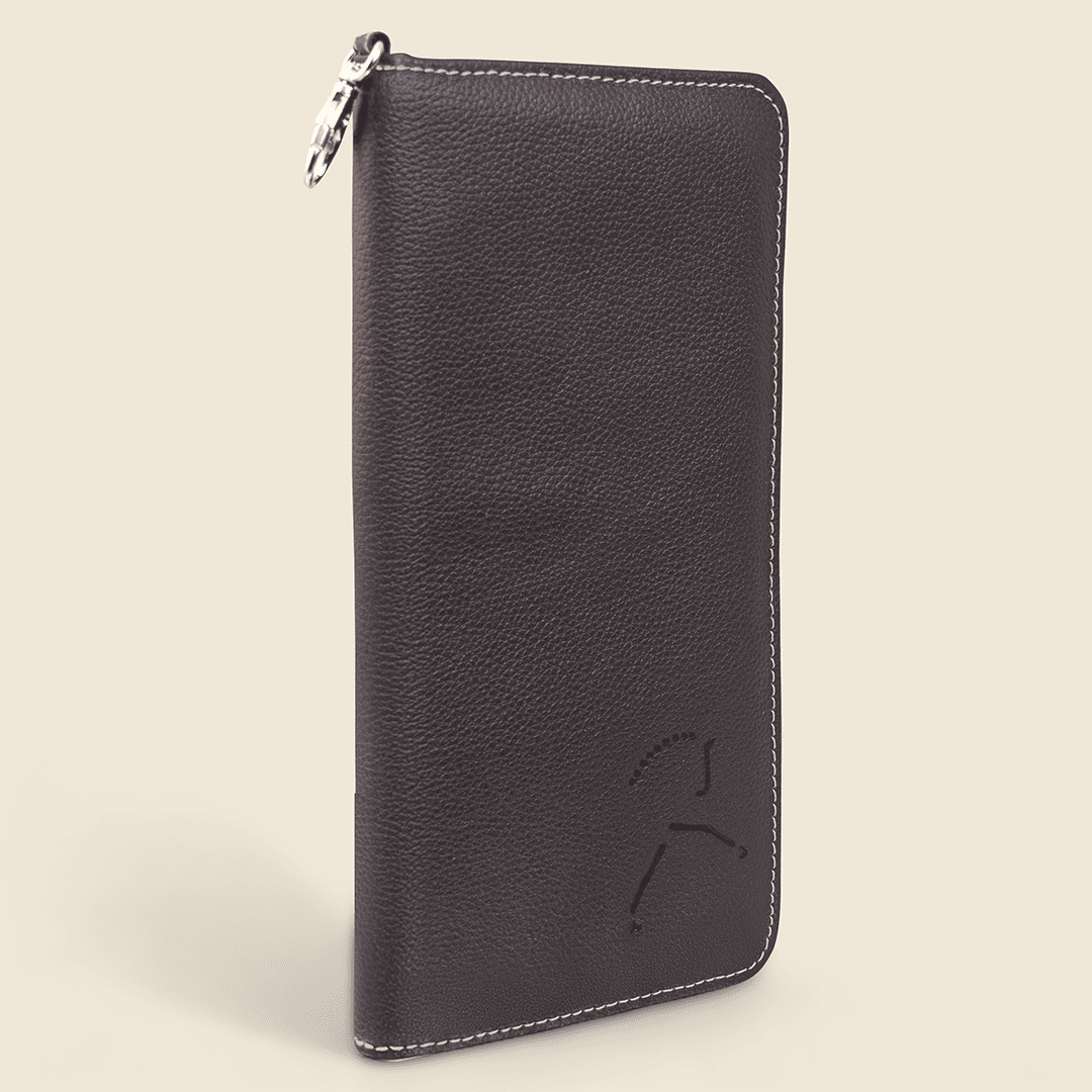 Zippered travel wallet