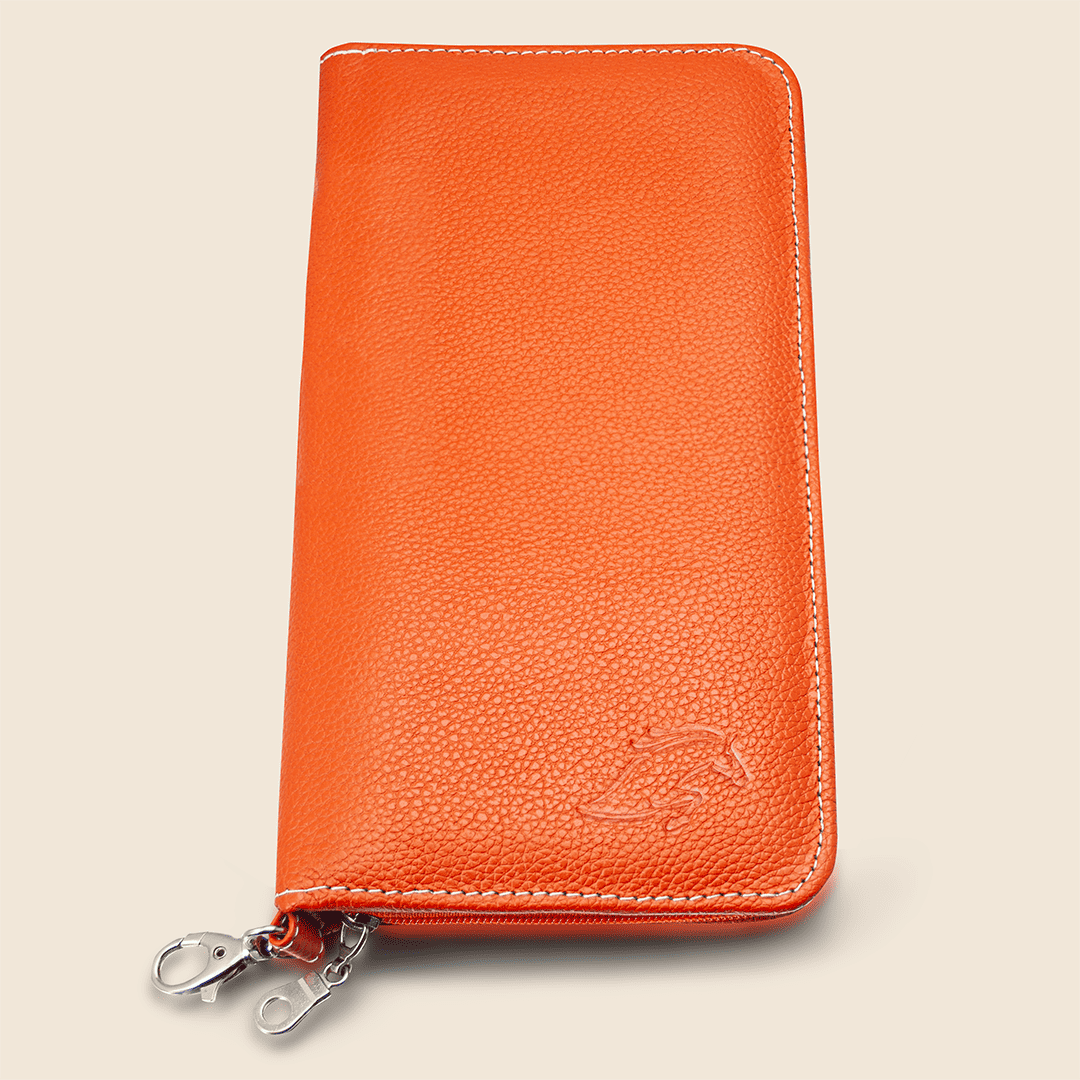 Zippered travel wallet