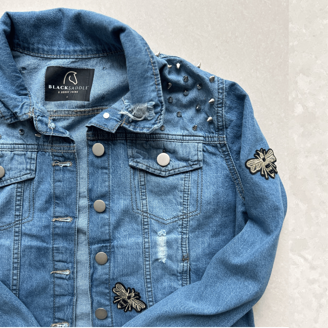 Chamarra denim Bee