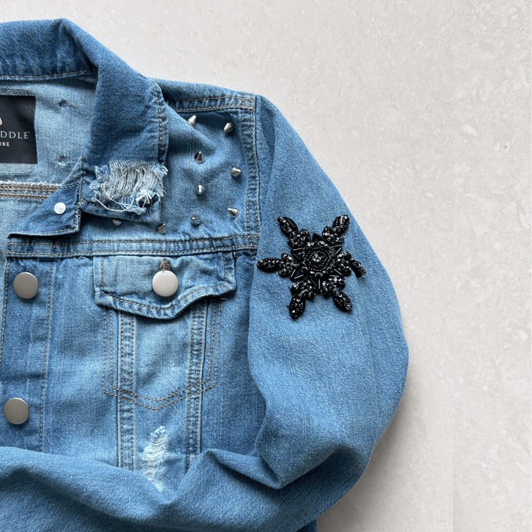Chamarra denim Black Star