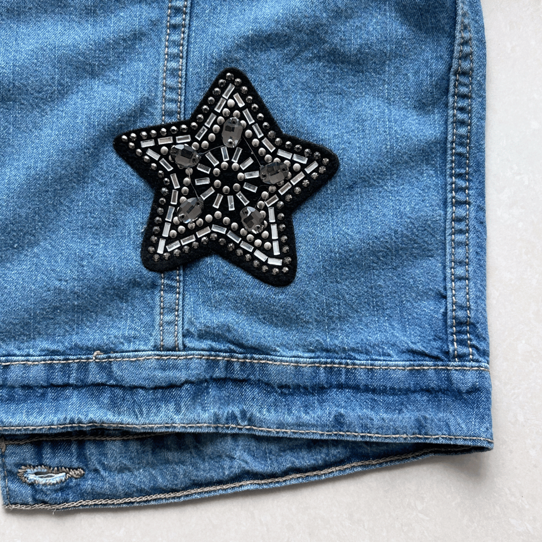 Chamarra denim Black Star