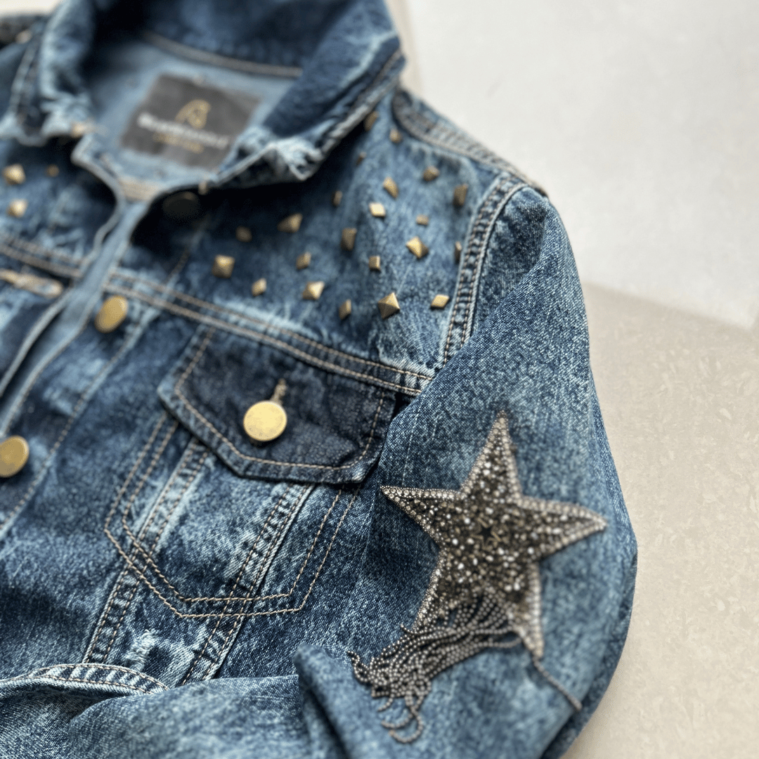 Chamarra blue denim Star