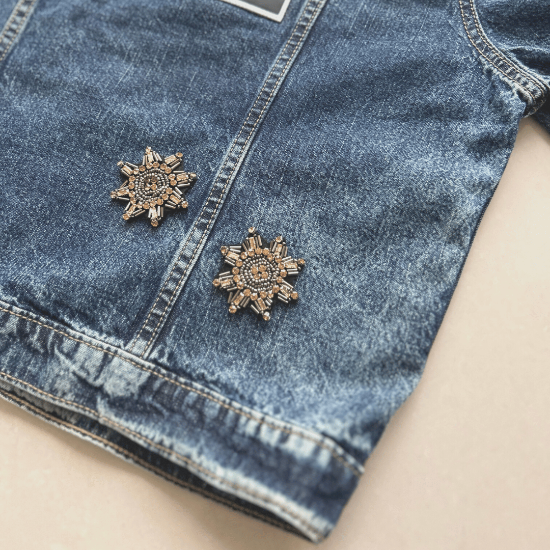 Chamarra blue denim Star