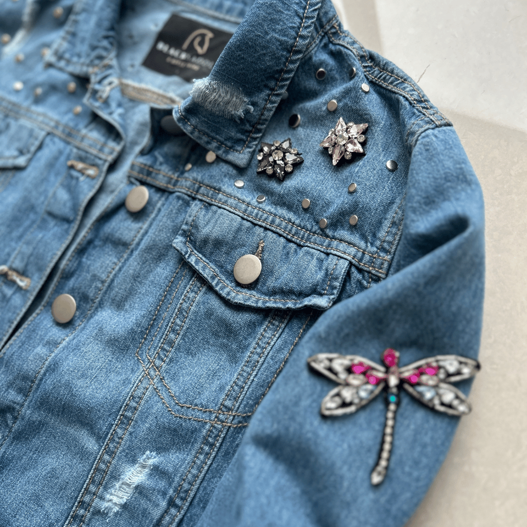 Chamarra denim Dragon-fly