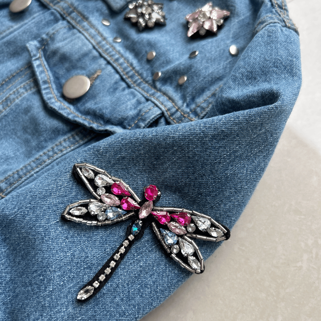 Chamarra denim Dragon-fly