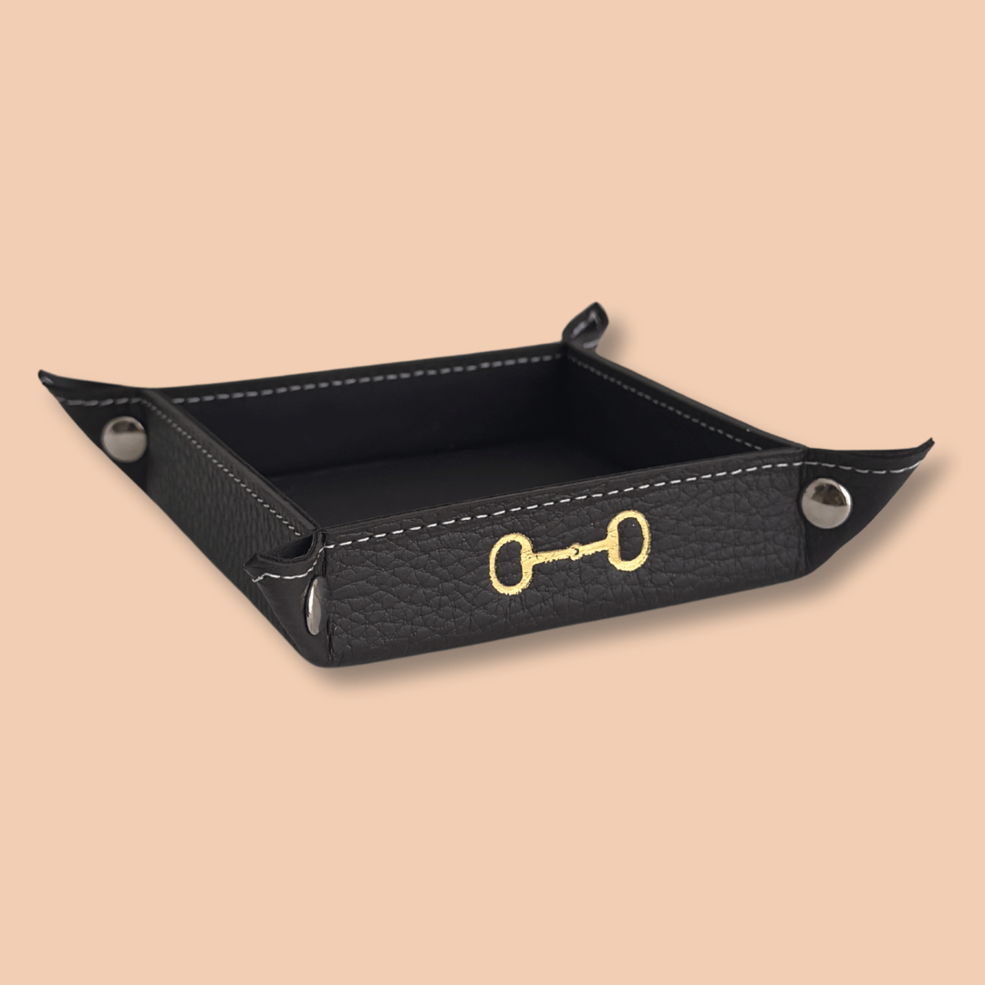 Vaciabolsillos petit Gold Black Saddle