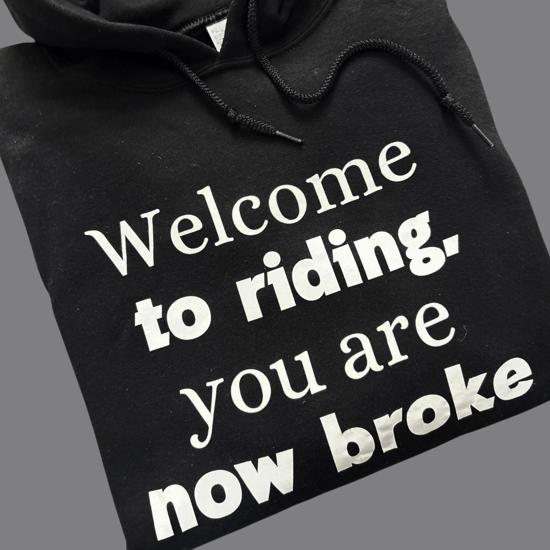 Hoodie Welcome to riding