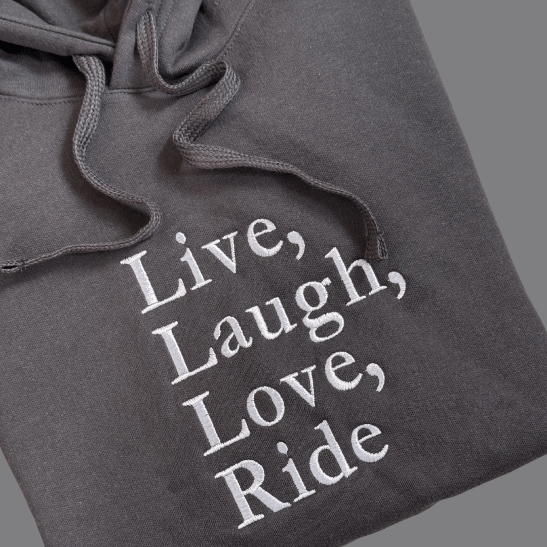 Hoodie Live, laugh, love, ride