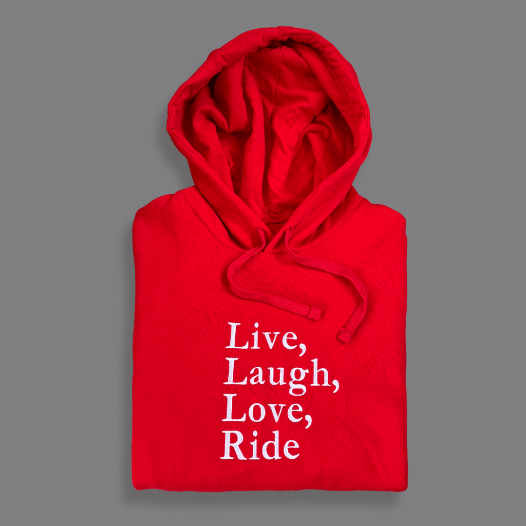 Hoodie Live, laugh, love, ride