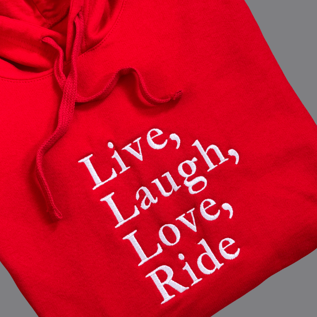 Hoodie Live, laugh, love, ride