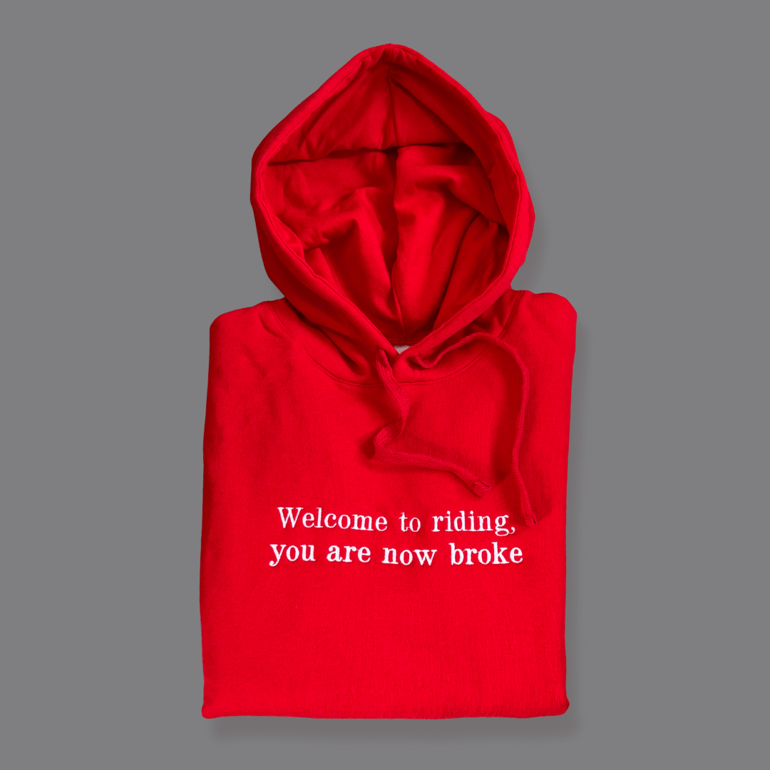 Hoodie Welcome to riding