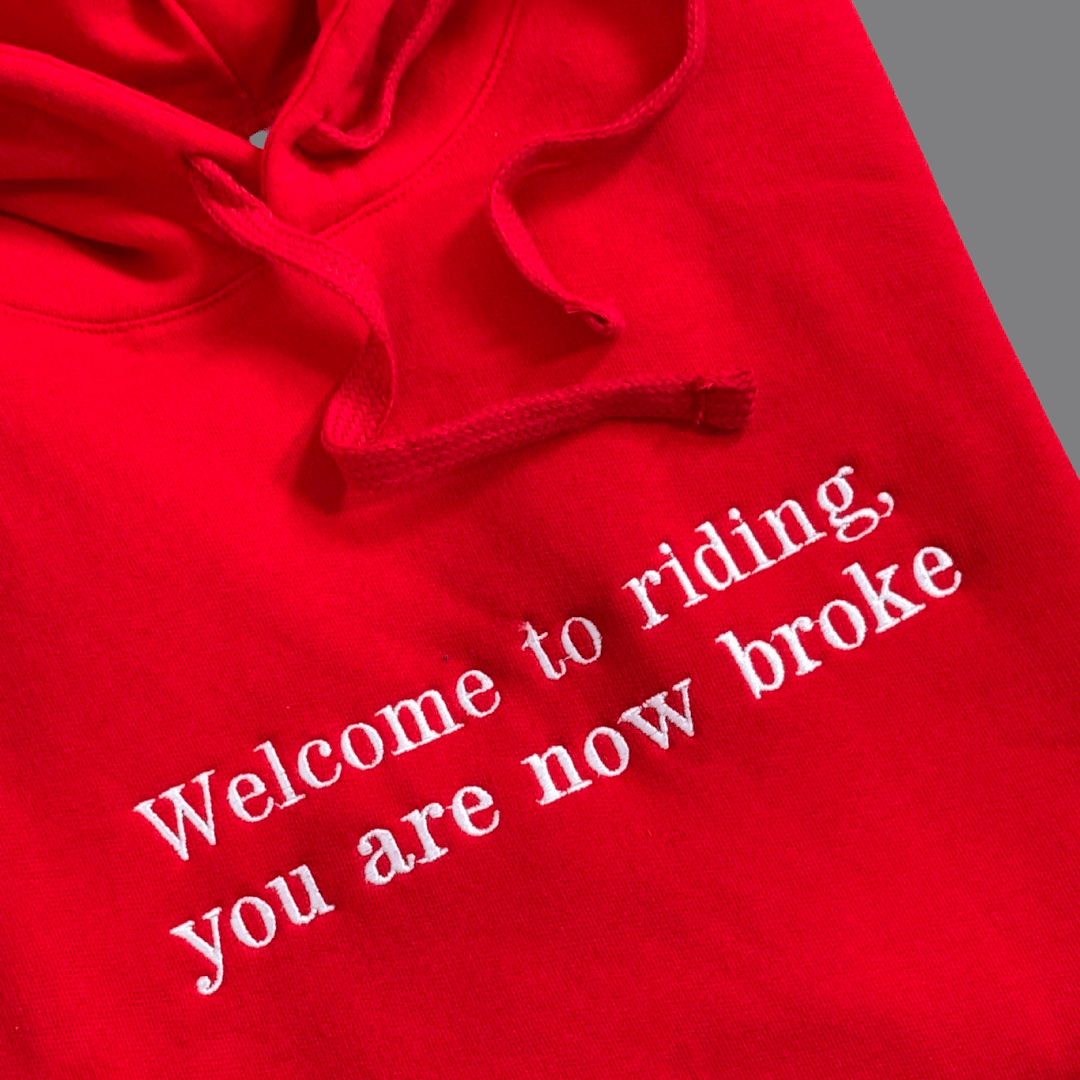 Hoodie Welcome to riding