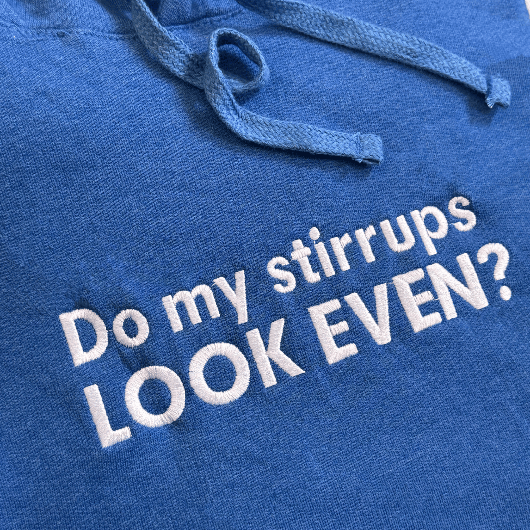 Hoodie Stirrups even