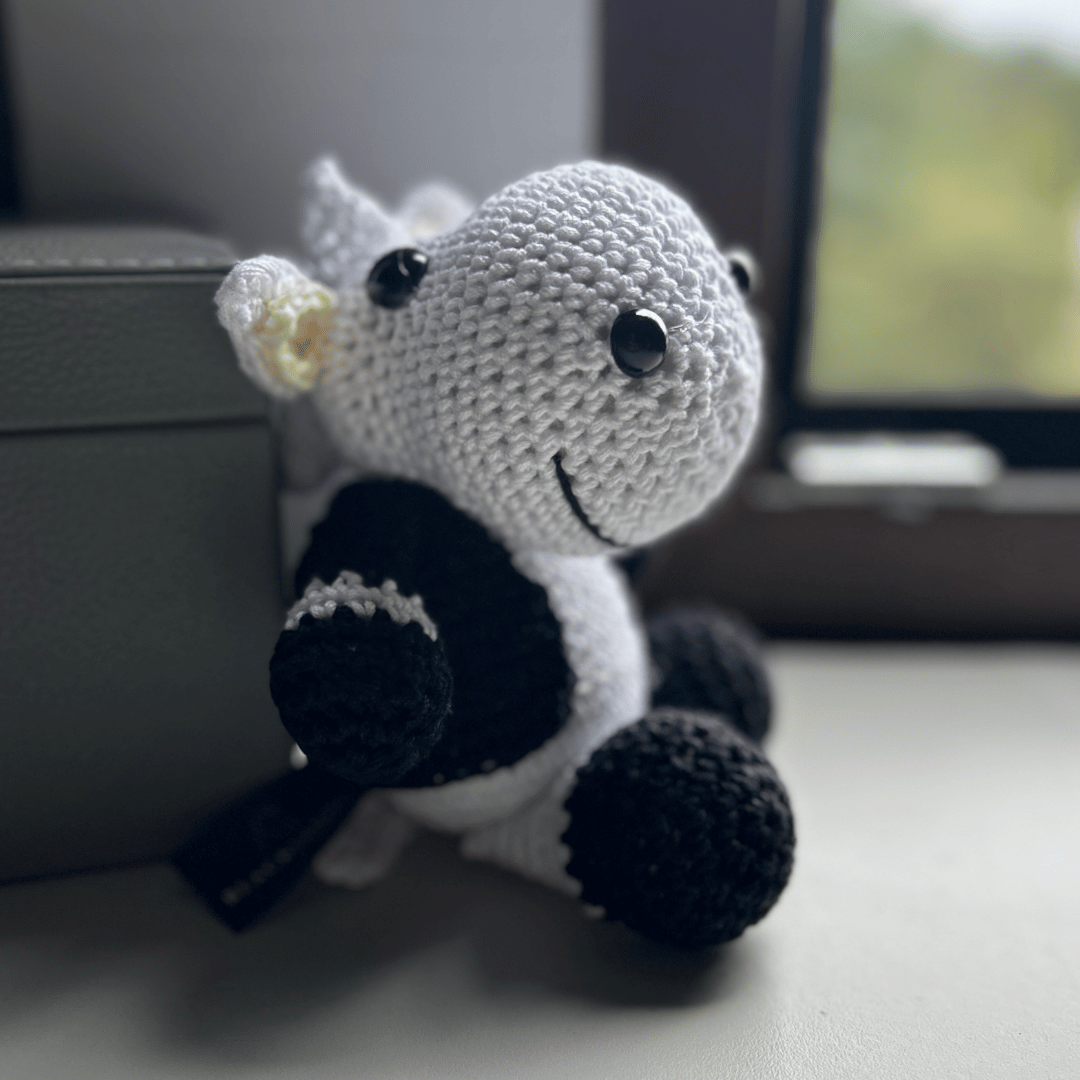 Caballos tejidos de crochet