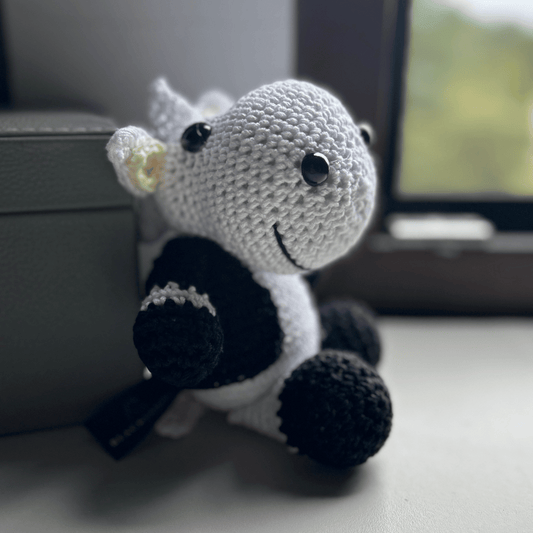 Caballos tejidos de crochet