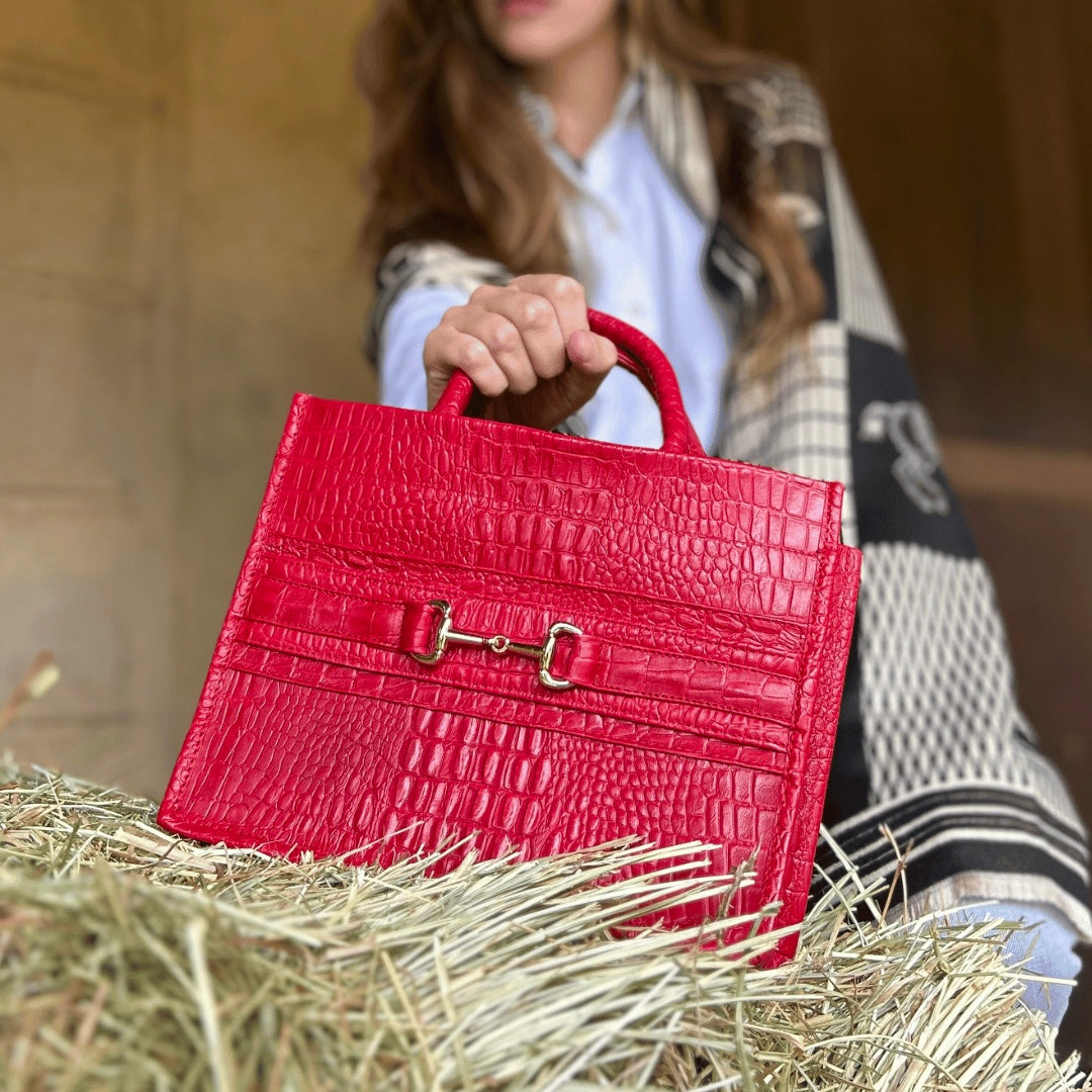 Bolsa ecuestre de piel