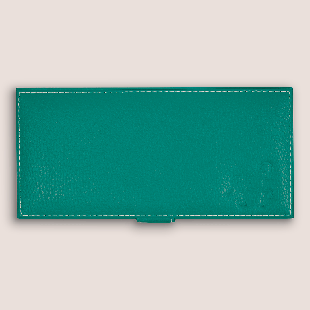 Cajas de piel con diseño ecuestre