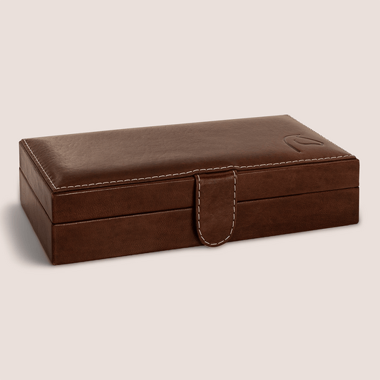 Cajas de piel con diseño ecuestre