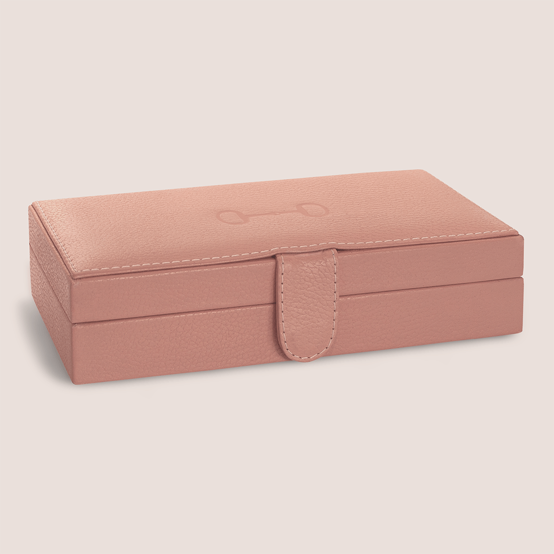 Cajas de piel con diseño ecuestre