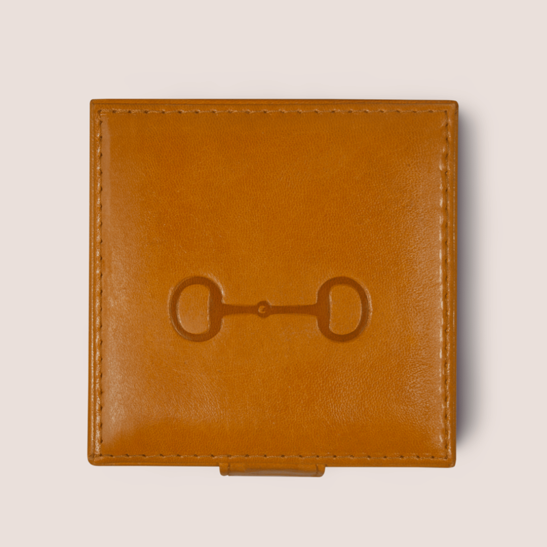 Cajas de piel con diseño ecuestre