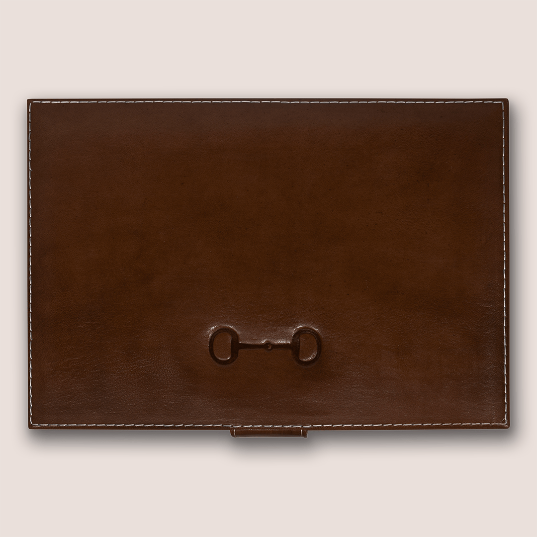 Cajas de piel con diseño ecuestre