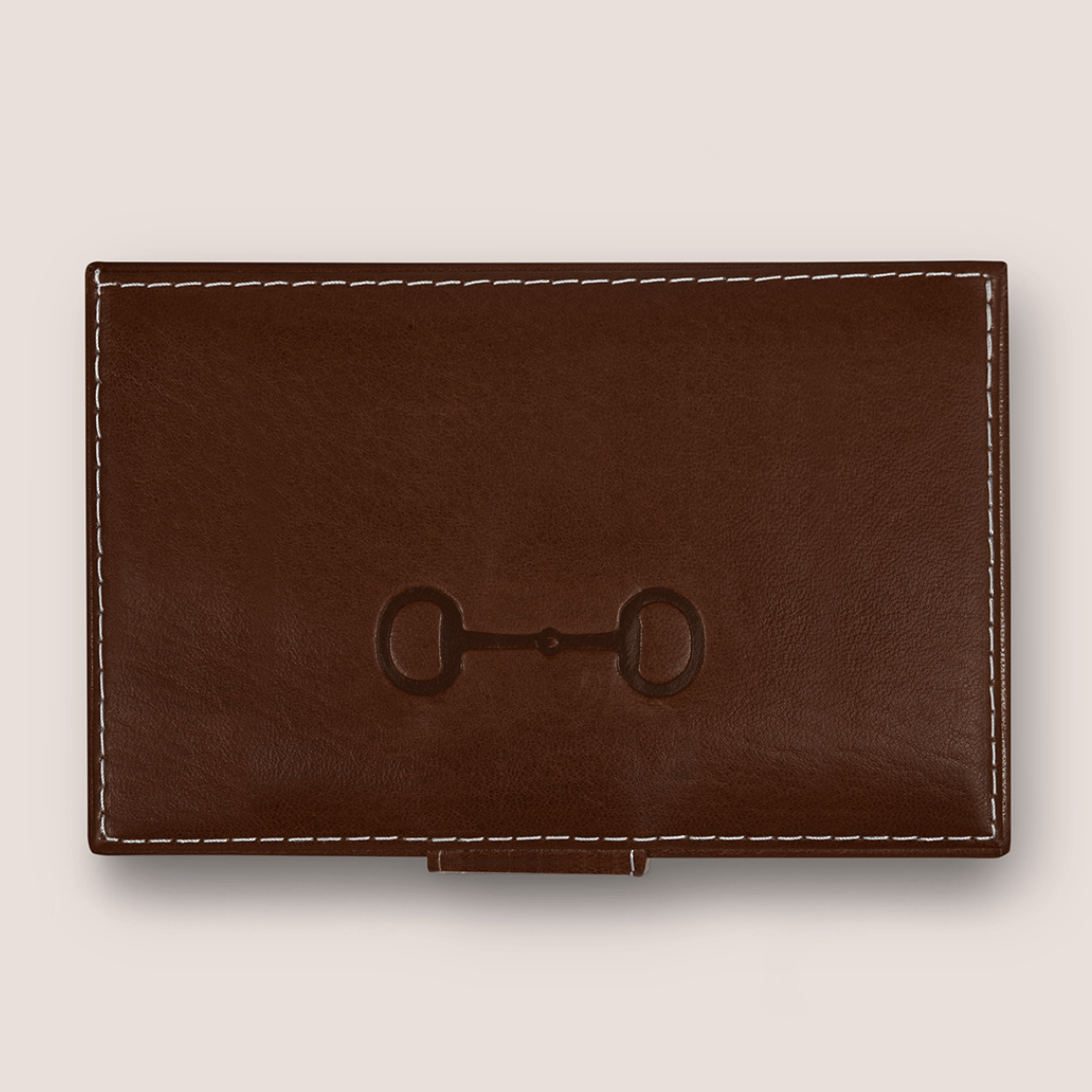 Cajas de piel con diseño ecuestre