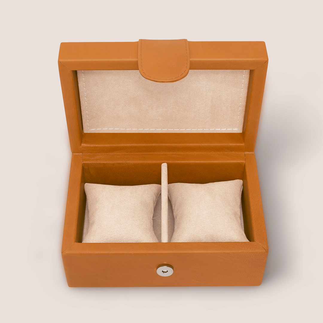 Cajas de piel con diseño ecuestre