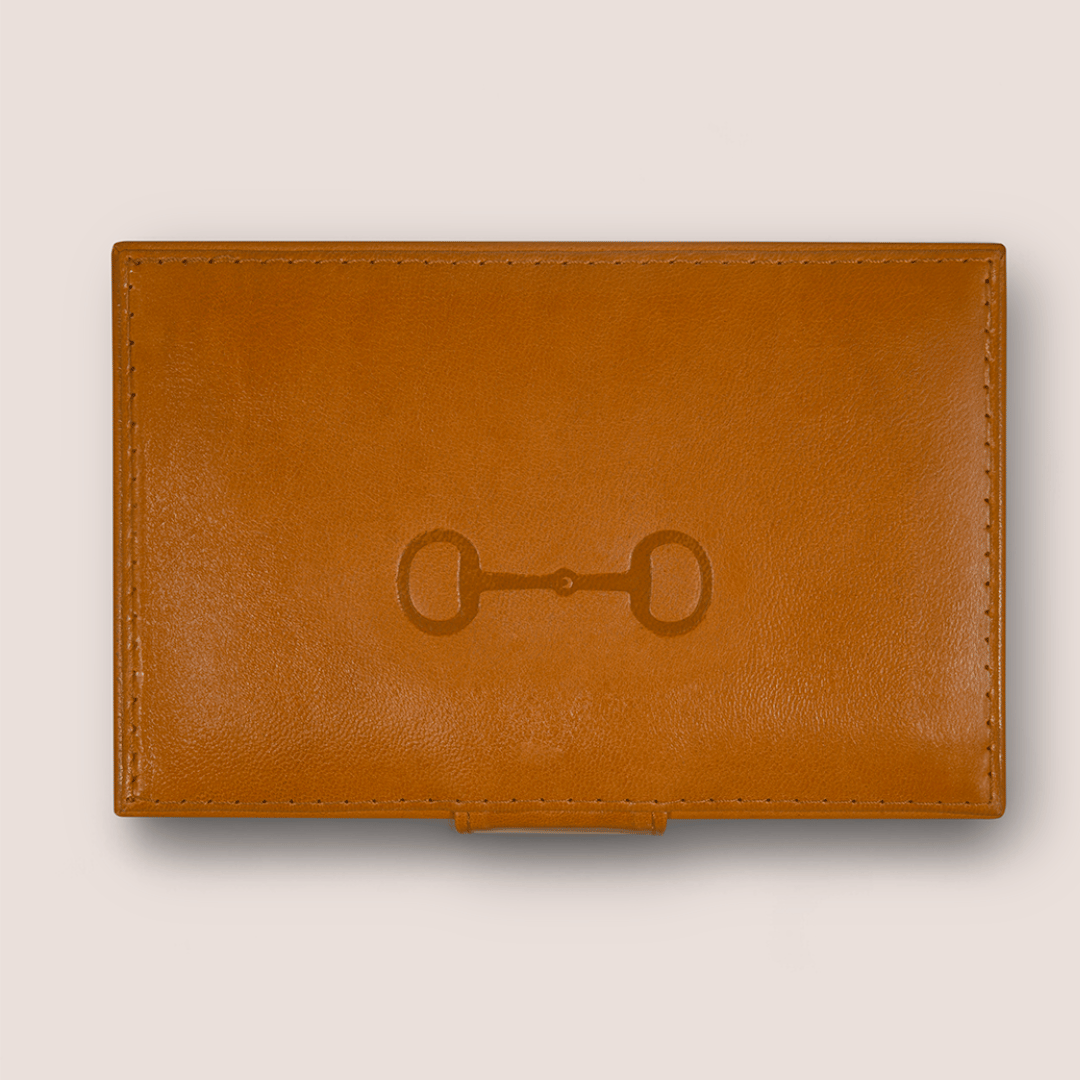 Cajas de piel con diseño ecuestre