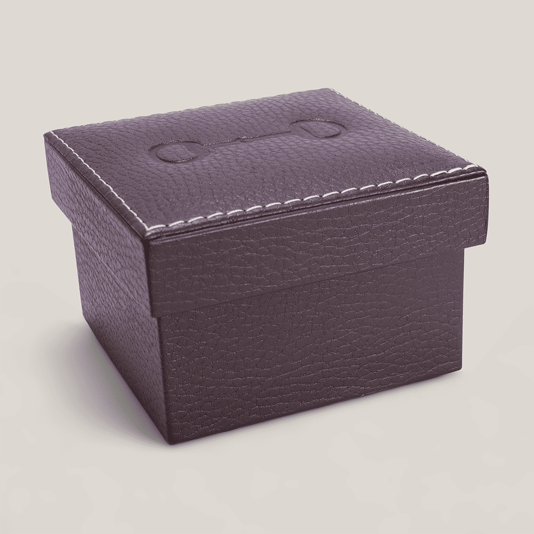 Cajas de piel con diseño ecuestre