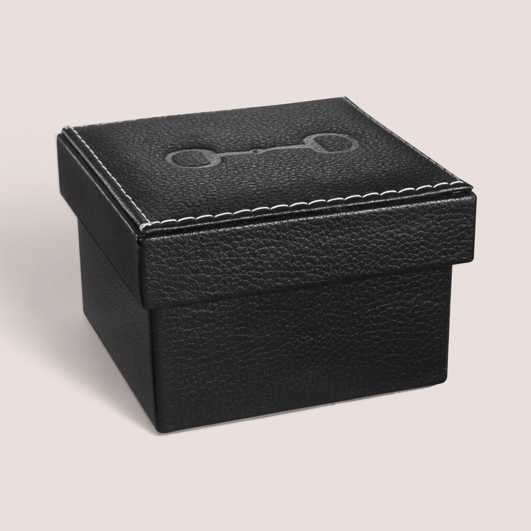 Cajas de piel con diseño ecuestre