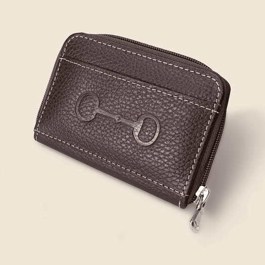 Hecho de piel Bocado grabado 