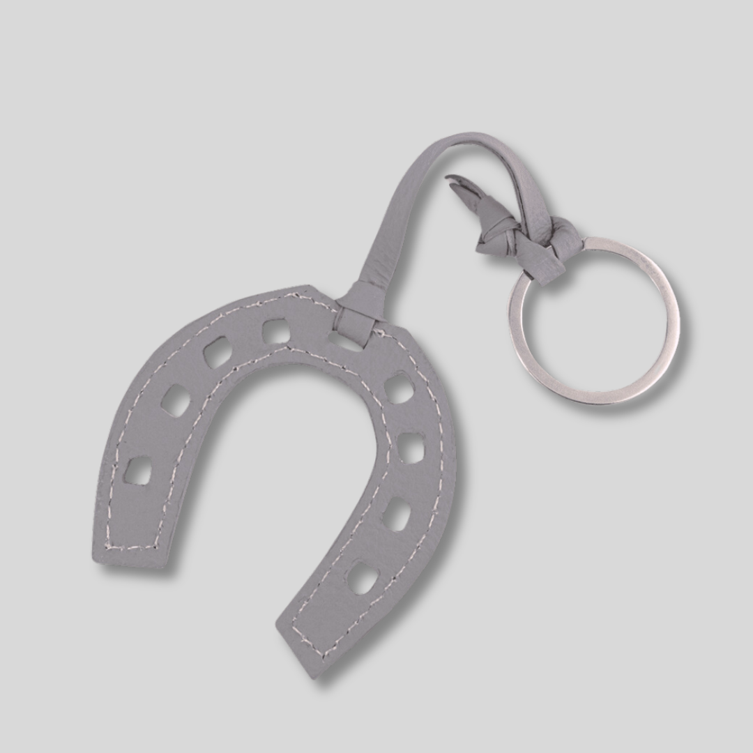 Llavero ecuestre de piel