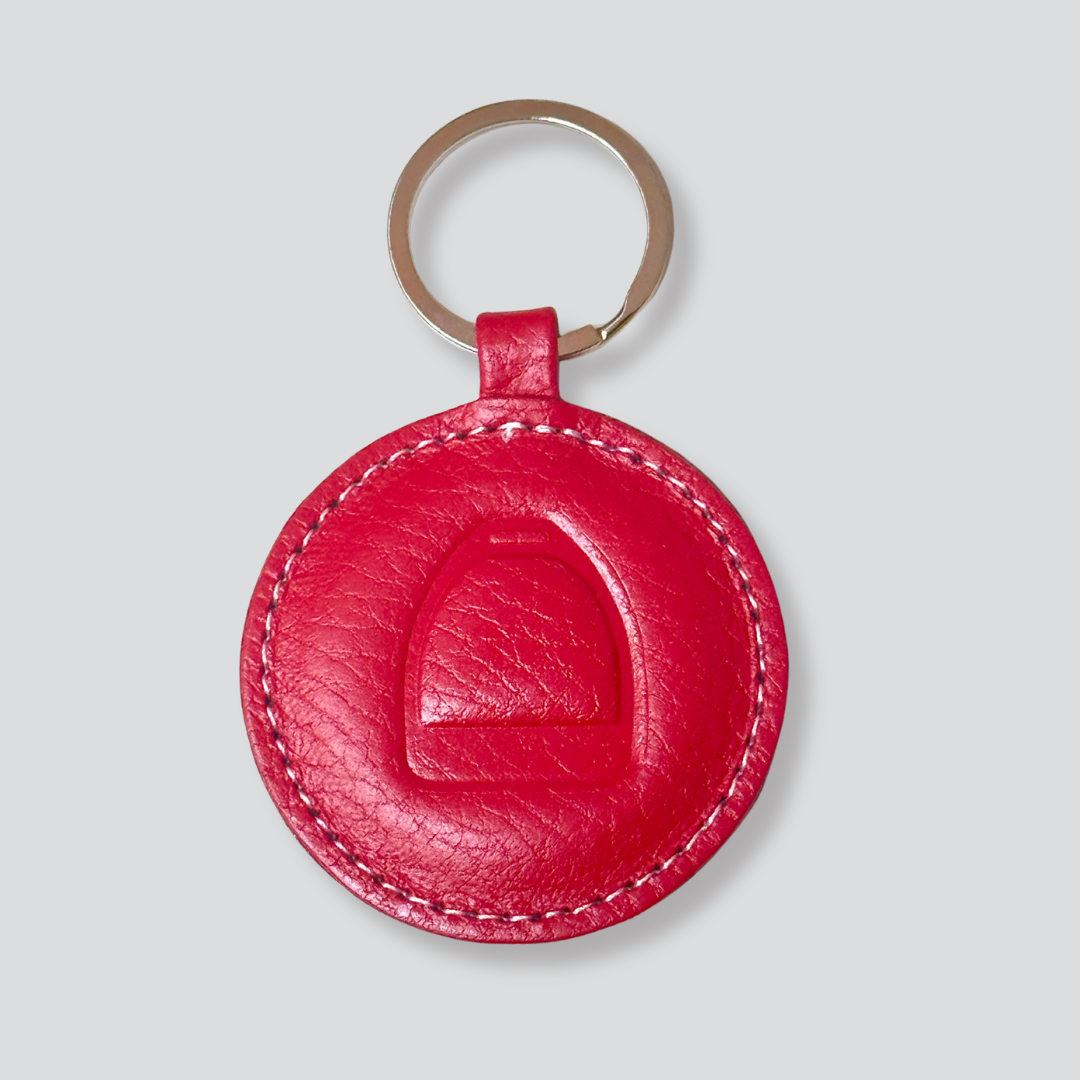 Llavero ecuestre de piel