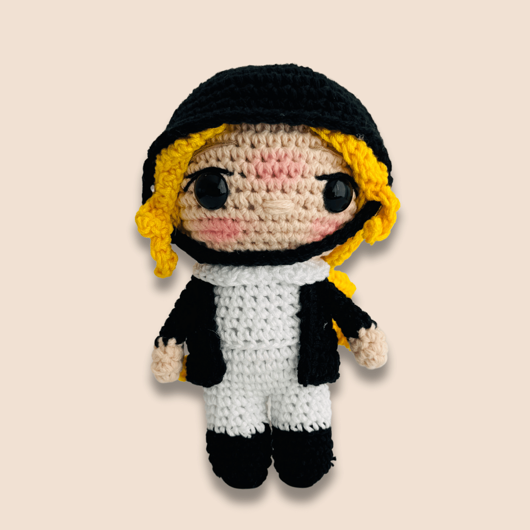 Muñeca jinete crochet