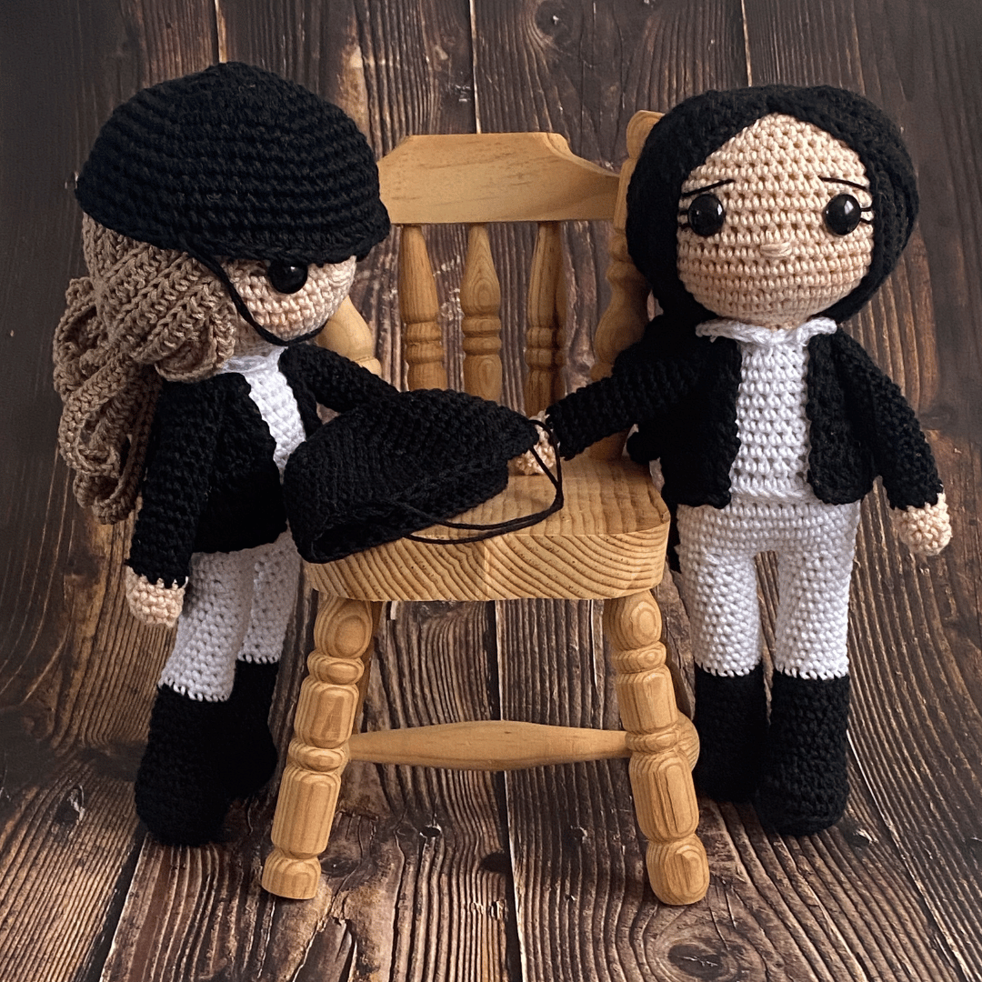 Muñecas de crochet jinetitas