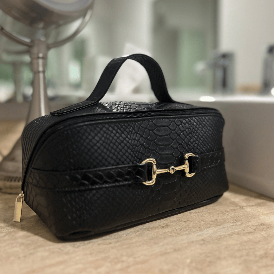 Hecho de piel diseño ecuestre