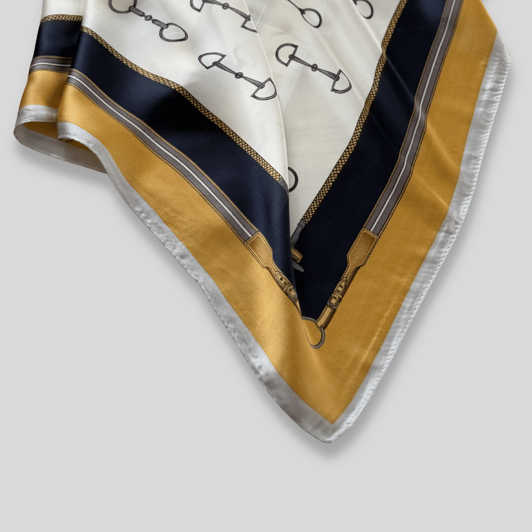 Mascada elegante diseño ecuestre