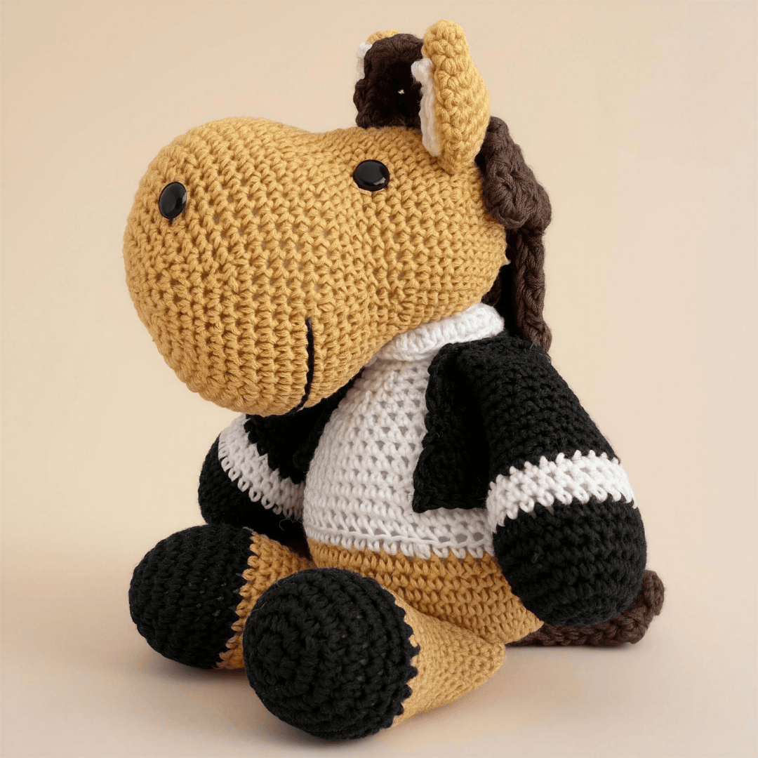 Caballos de crochet hechos a mano