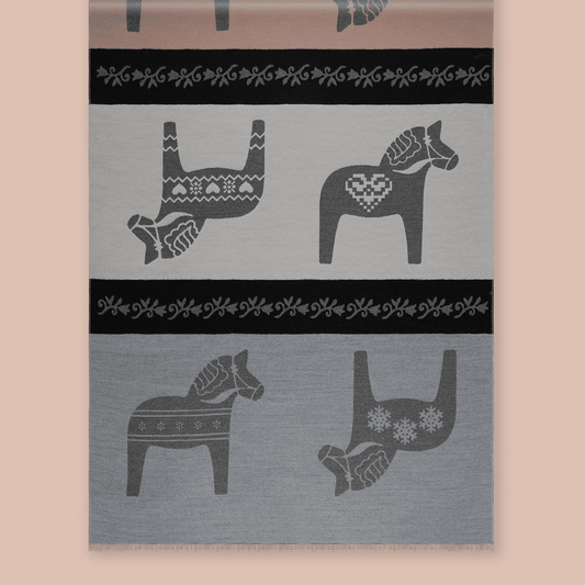 Pashmina elegante diseño ecuestre