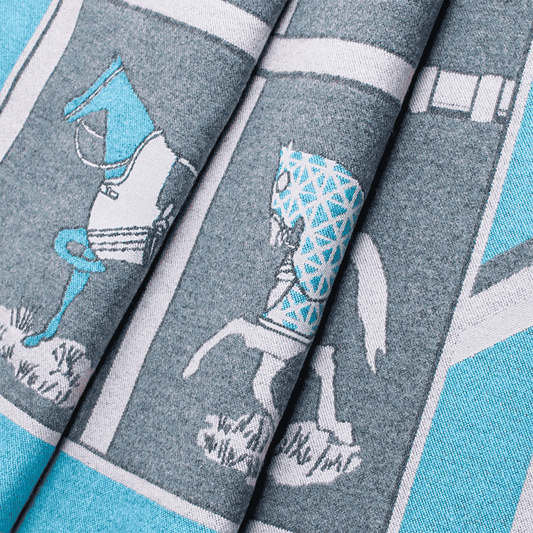 Pashmina elegante diseño ecuestre