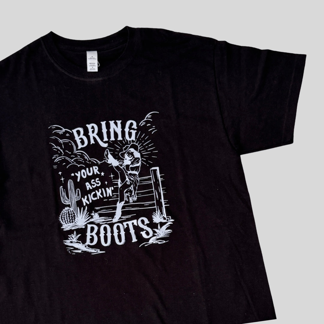 Playera estampado ecuestre