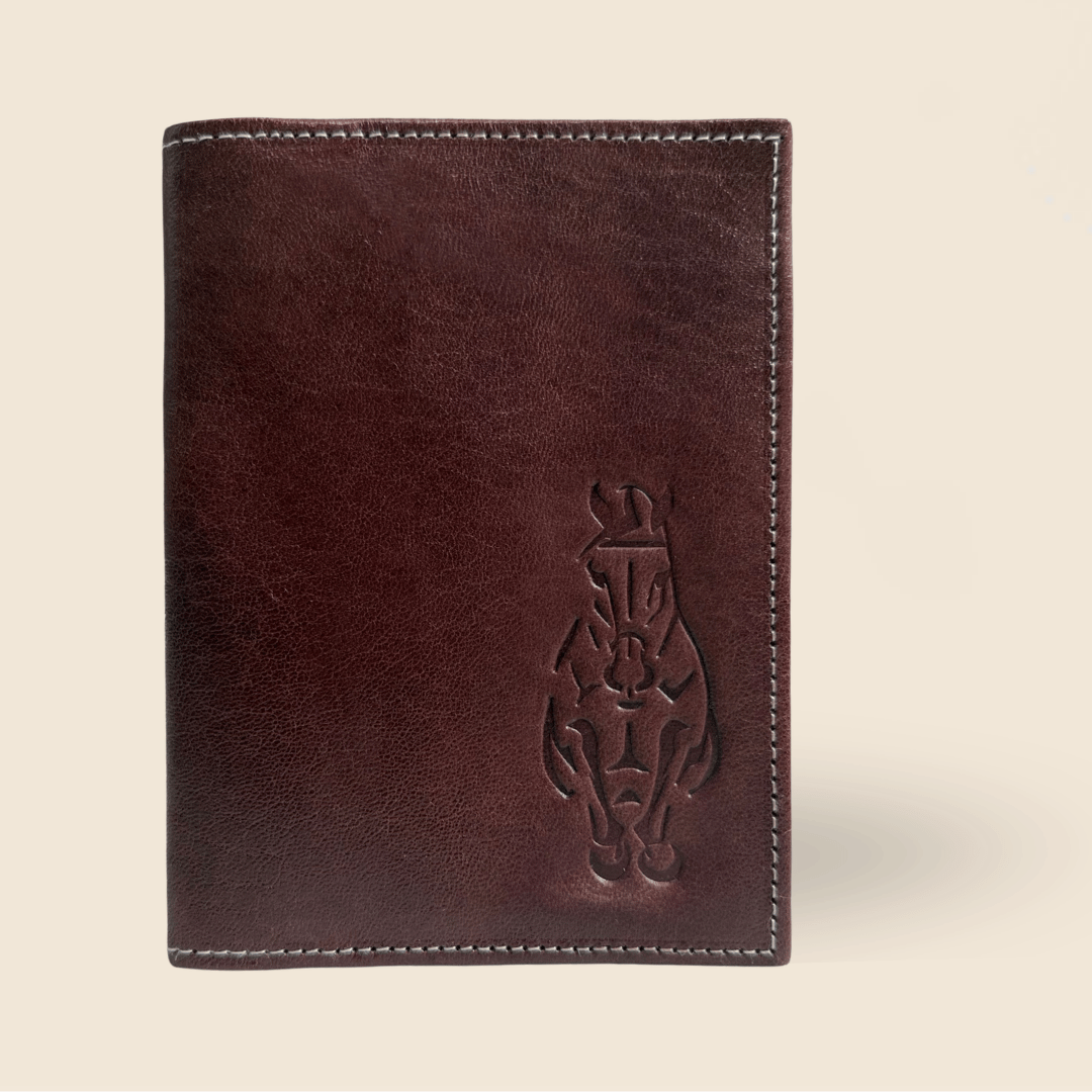 Funda de piel para pasaporte 