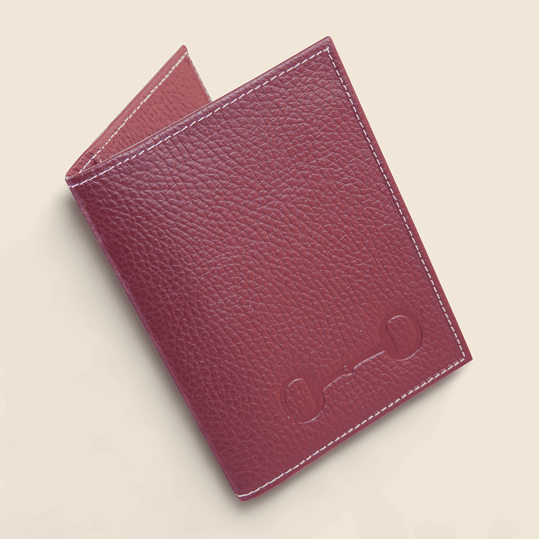 Portapasaportes de piel diseño ecuestre