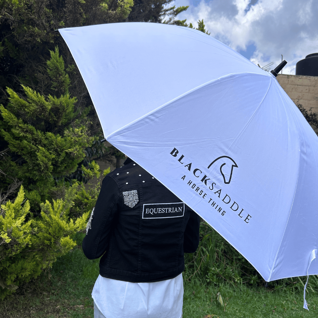 Paraguas diseño ecuestre Black Saddle