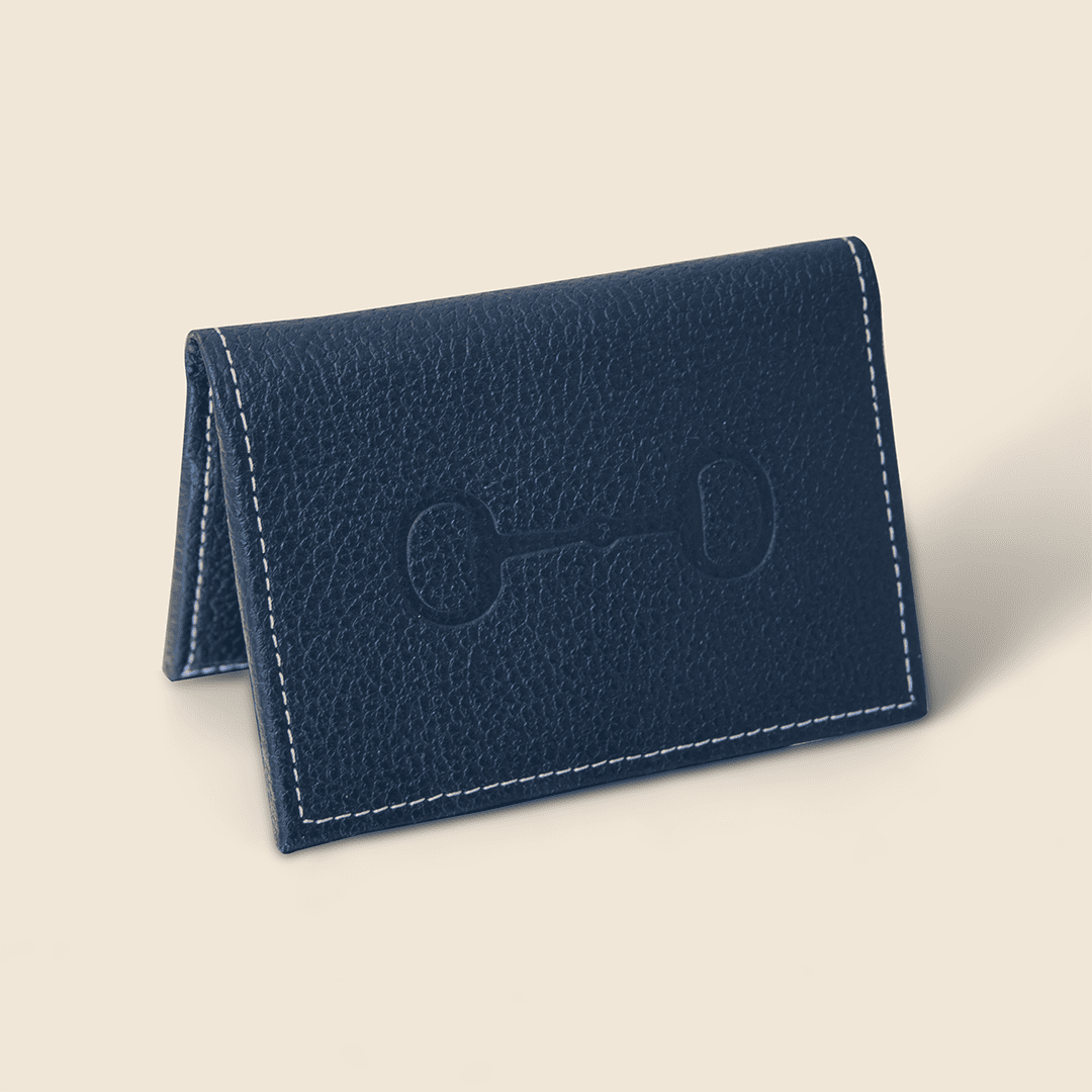 Hecho de piel a mano diseño ecuestre